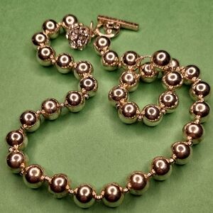 Silver Beaded Necklace